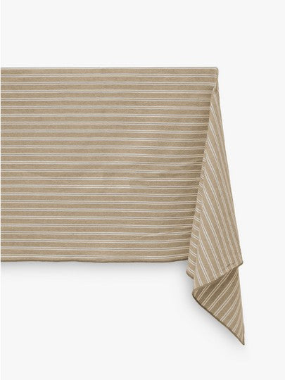Nappe rayure camel