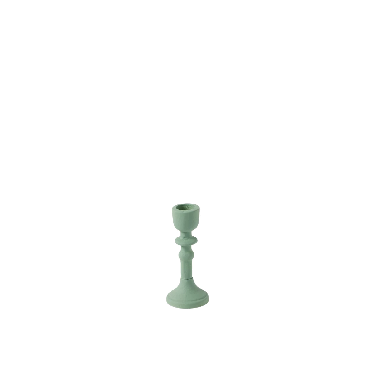 Bougeoir en métal sauge S