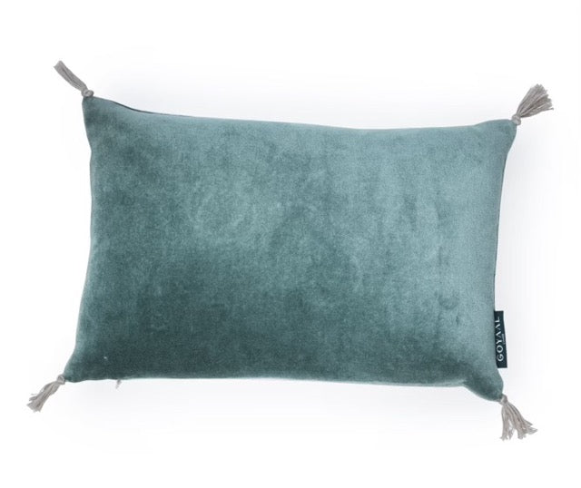 Coussin mini velours ciel