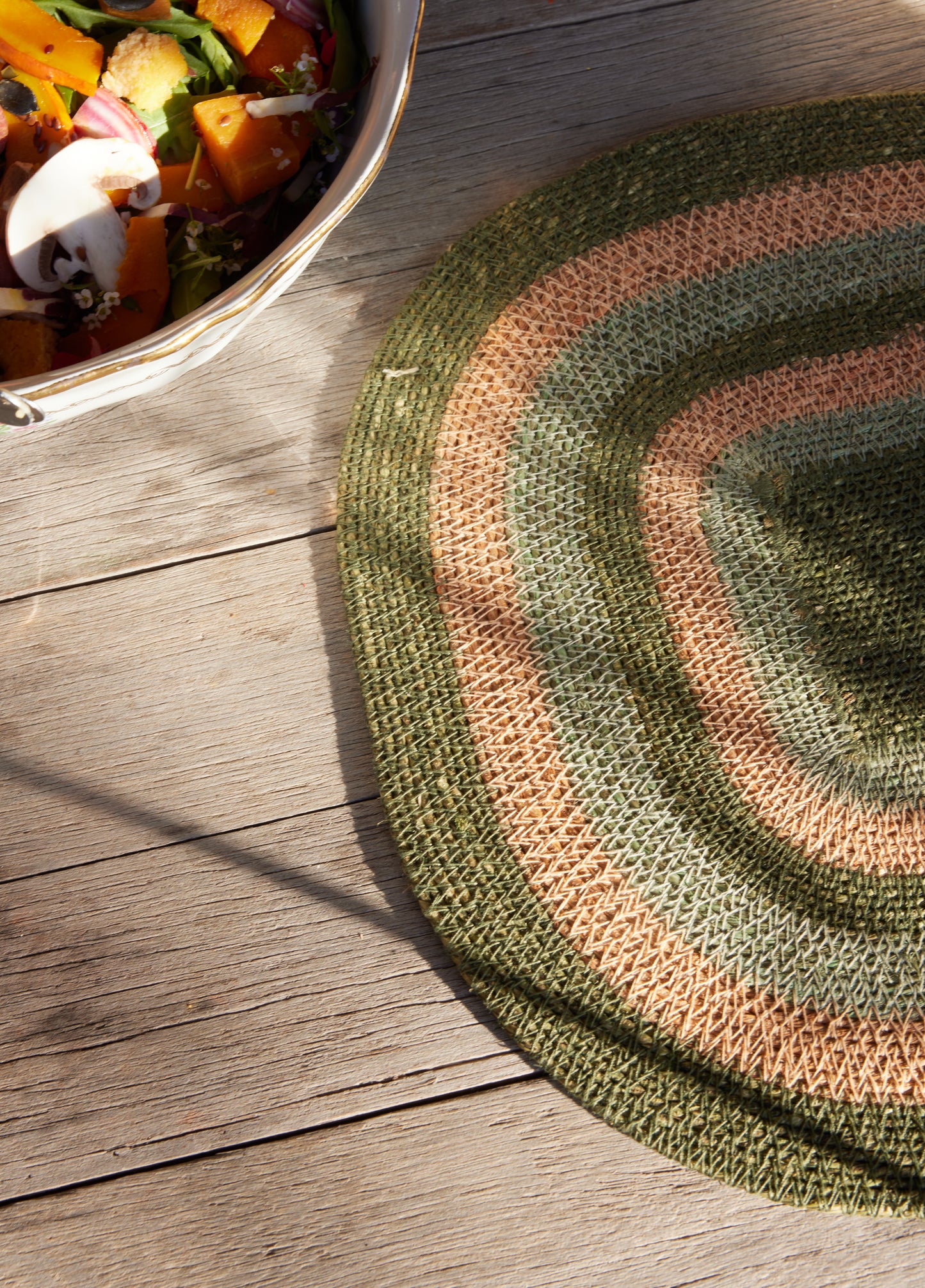 Set de Table beige et kaki