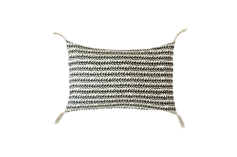 Coussin épine noir 20 x 30 cm