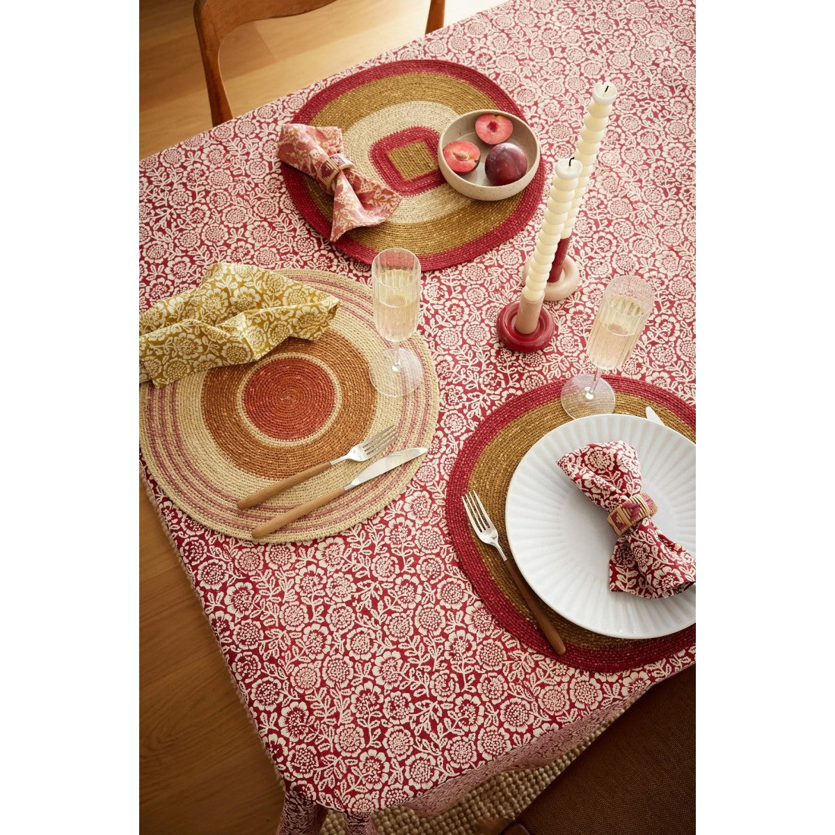 Set de table grenat