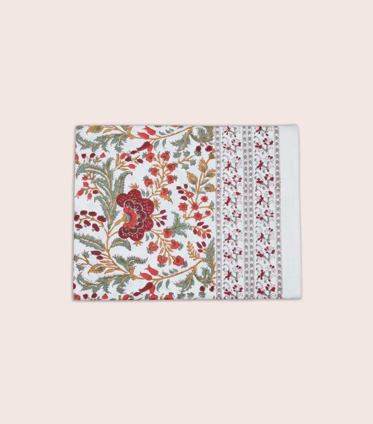 Nappe à motifs sauge / plusieurs tailles