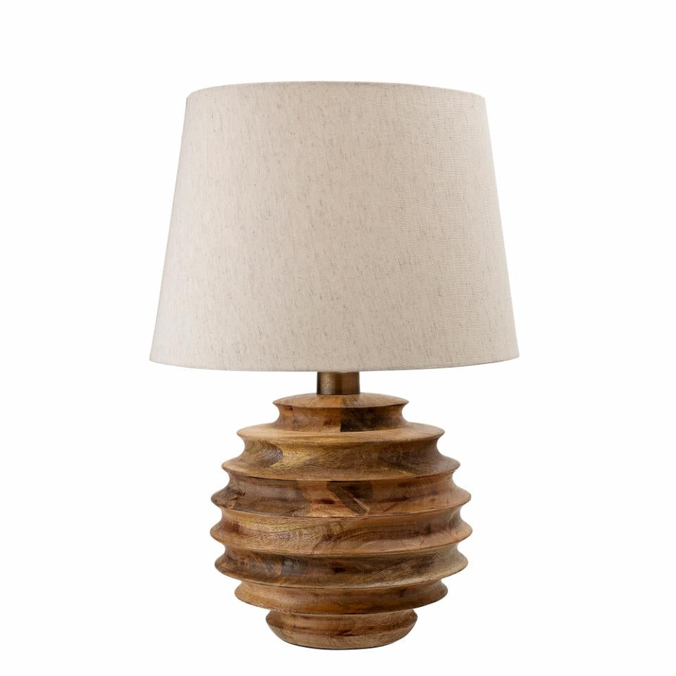 Lampe en bois