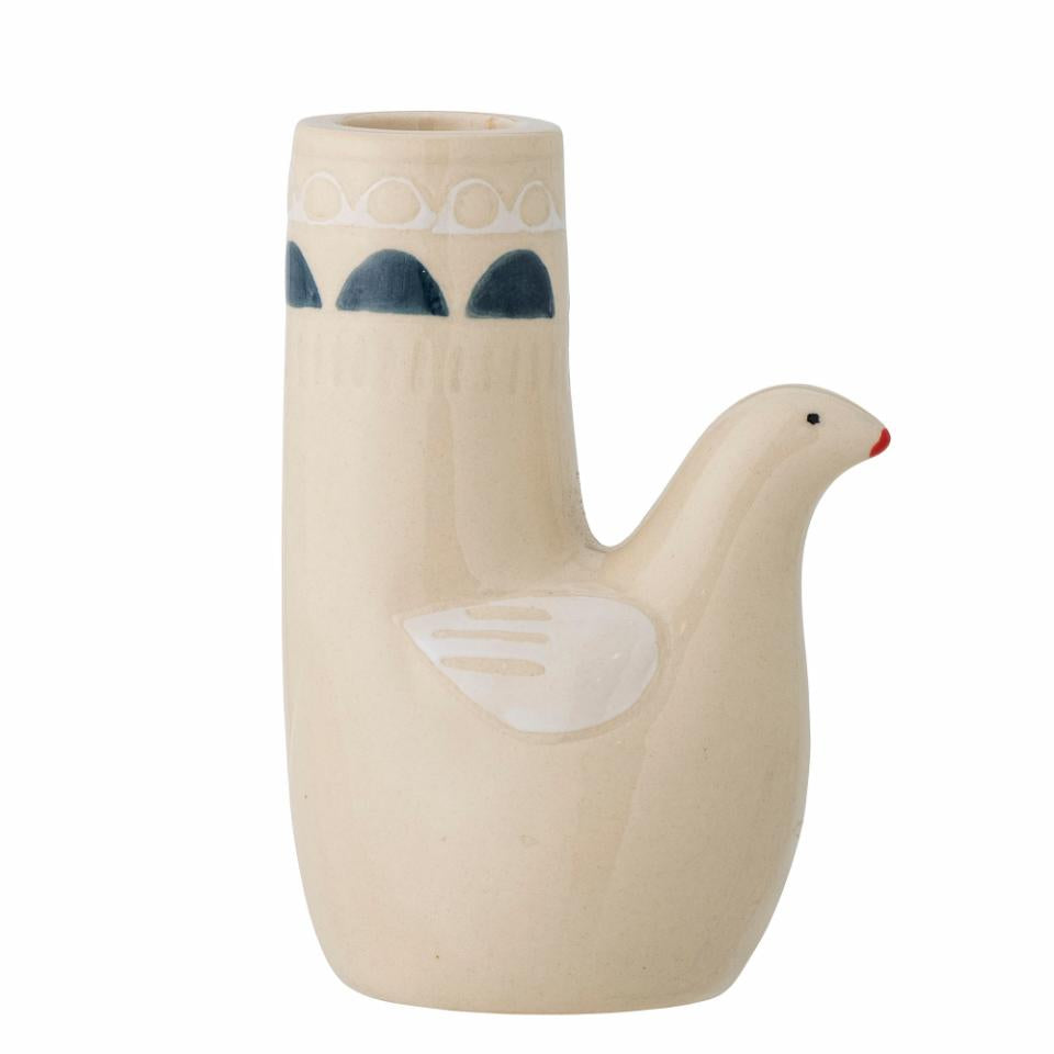 Bougeoir oiseau blanc
