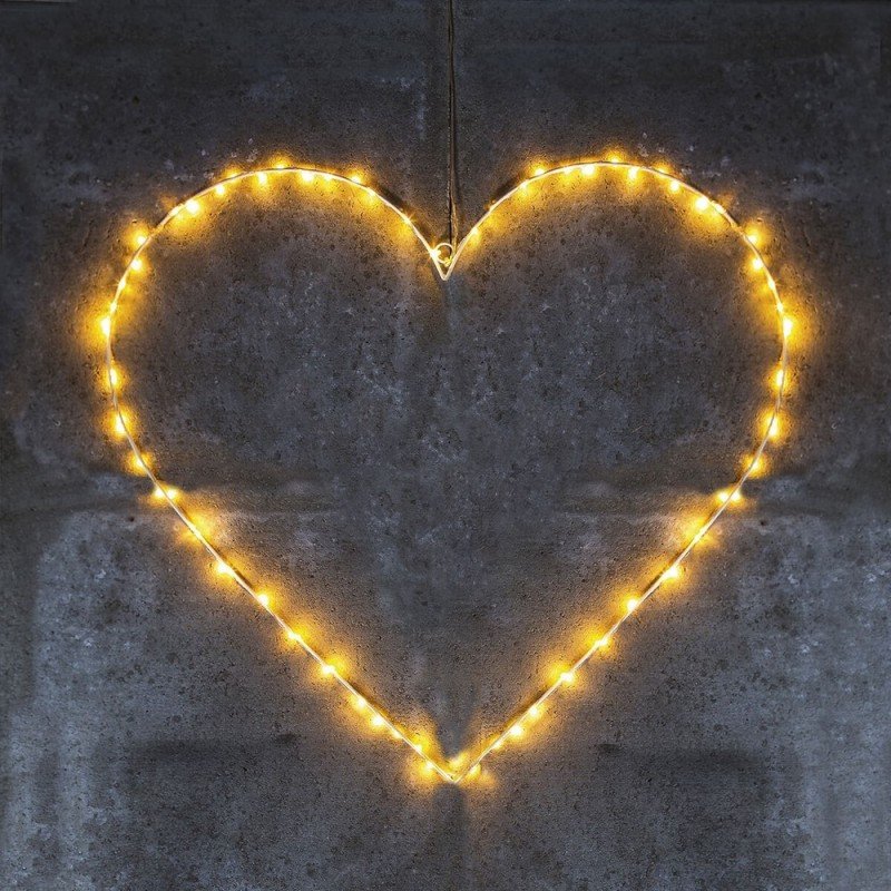 Coeur lumineux - plusieurs tailles