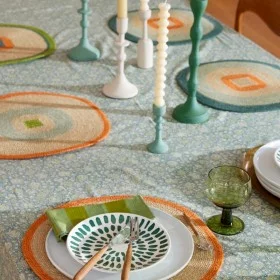Set de Table bleu orange