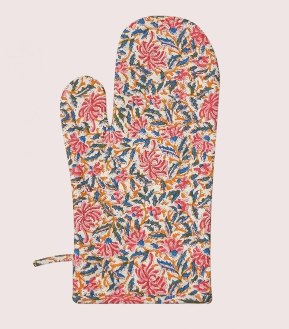 Gant de cuisine à fleurs 7