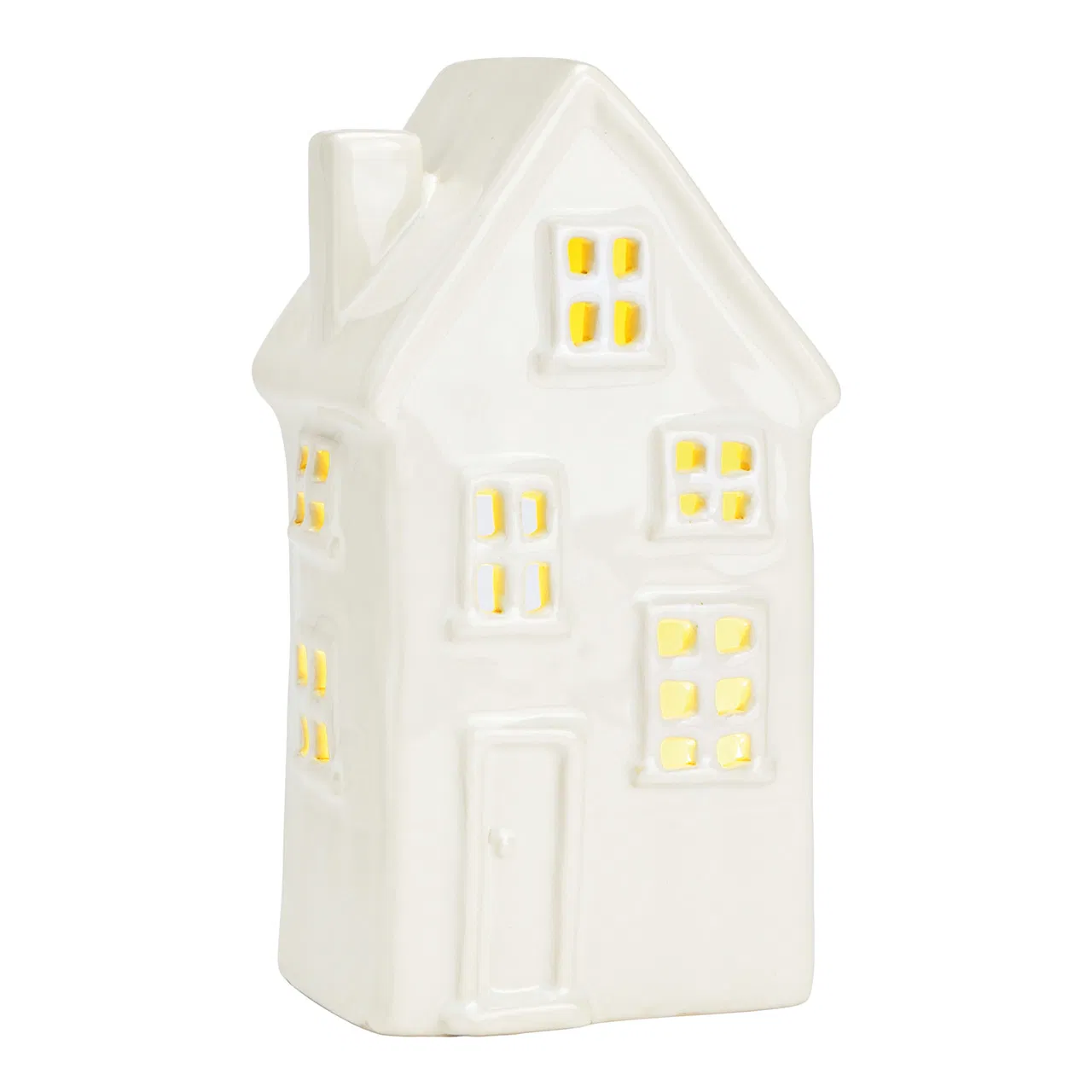 Maison photophore blanche