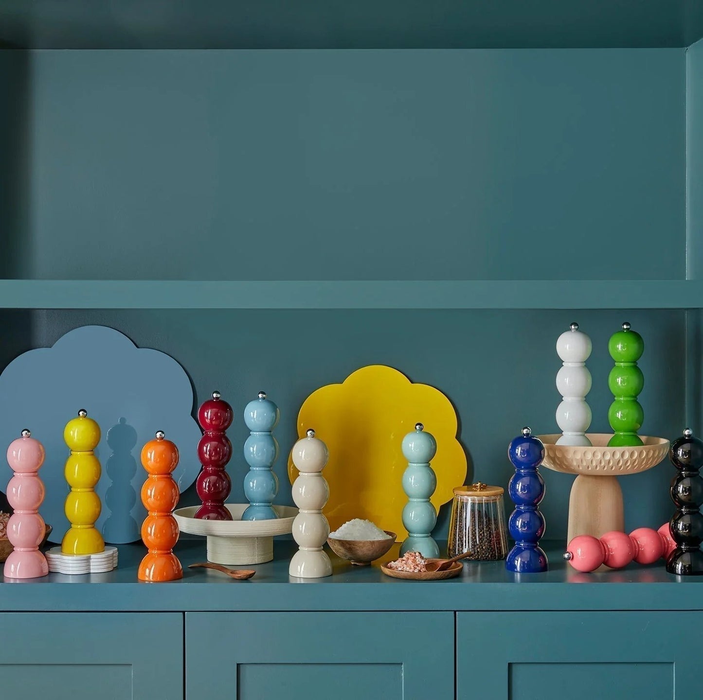 Moulin à poivre & sel blanc M