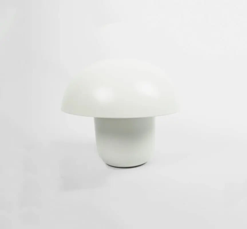 Lampe champignon blanc S