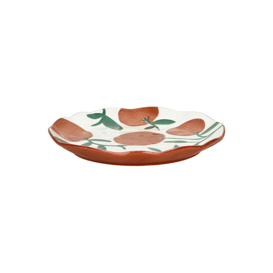 Assiette orange