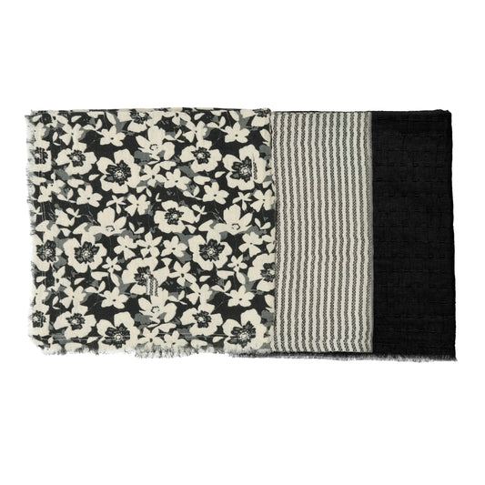 Lot de 3 serviettes noir