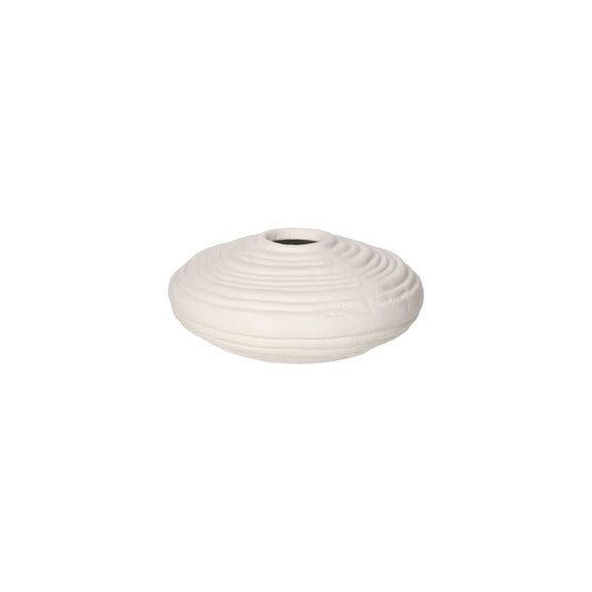Vase écru galet S
