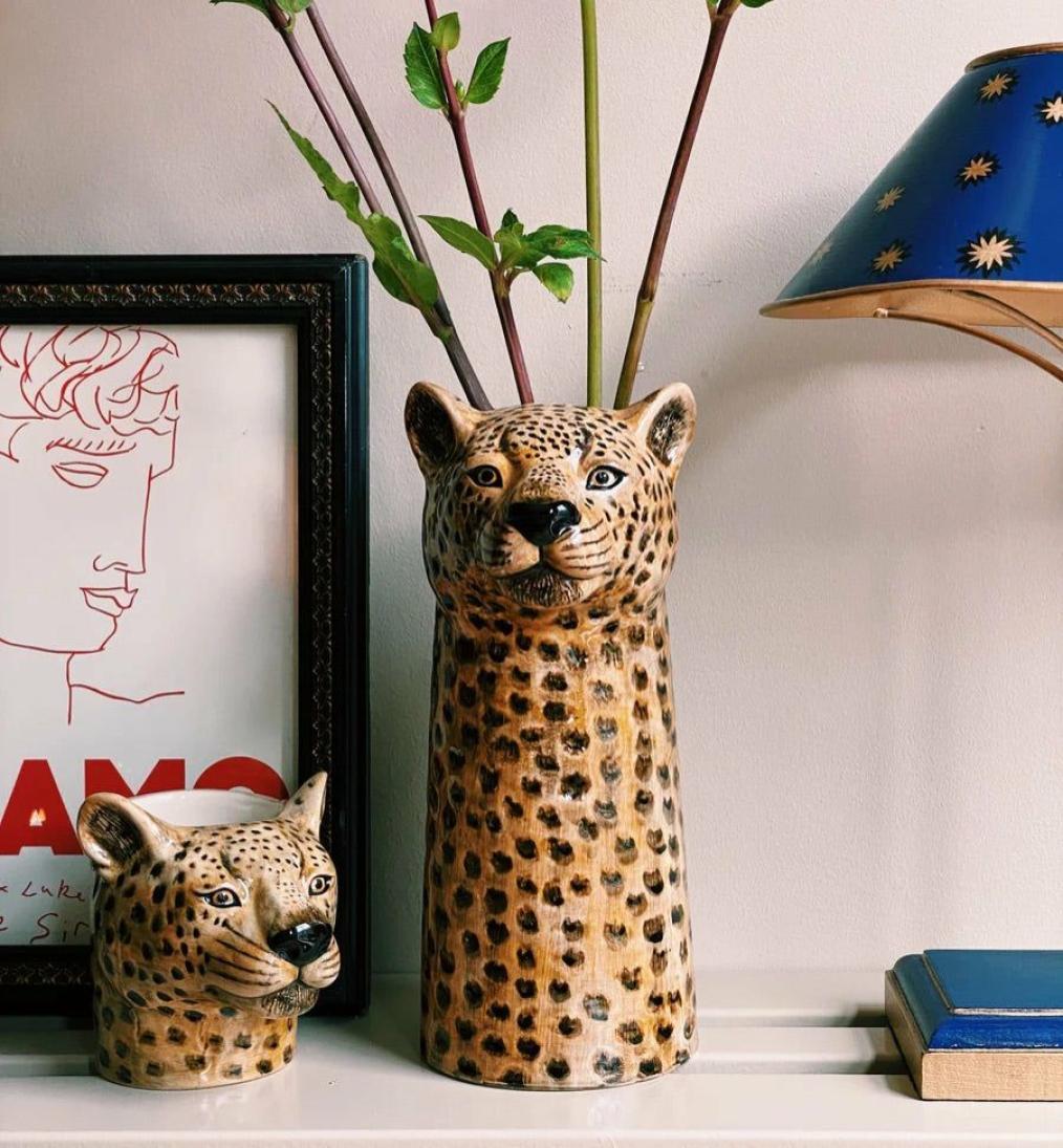 Vase léopard