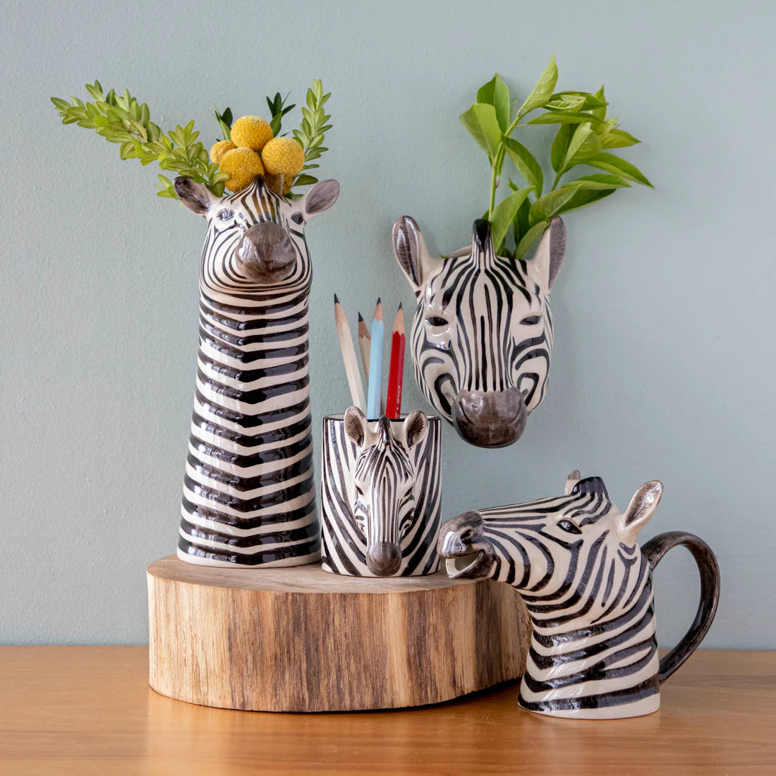 Vase zèbre