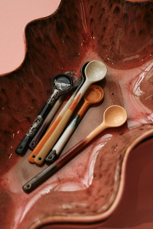 Lot de cuillères en céramique