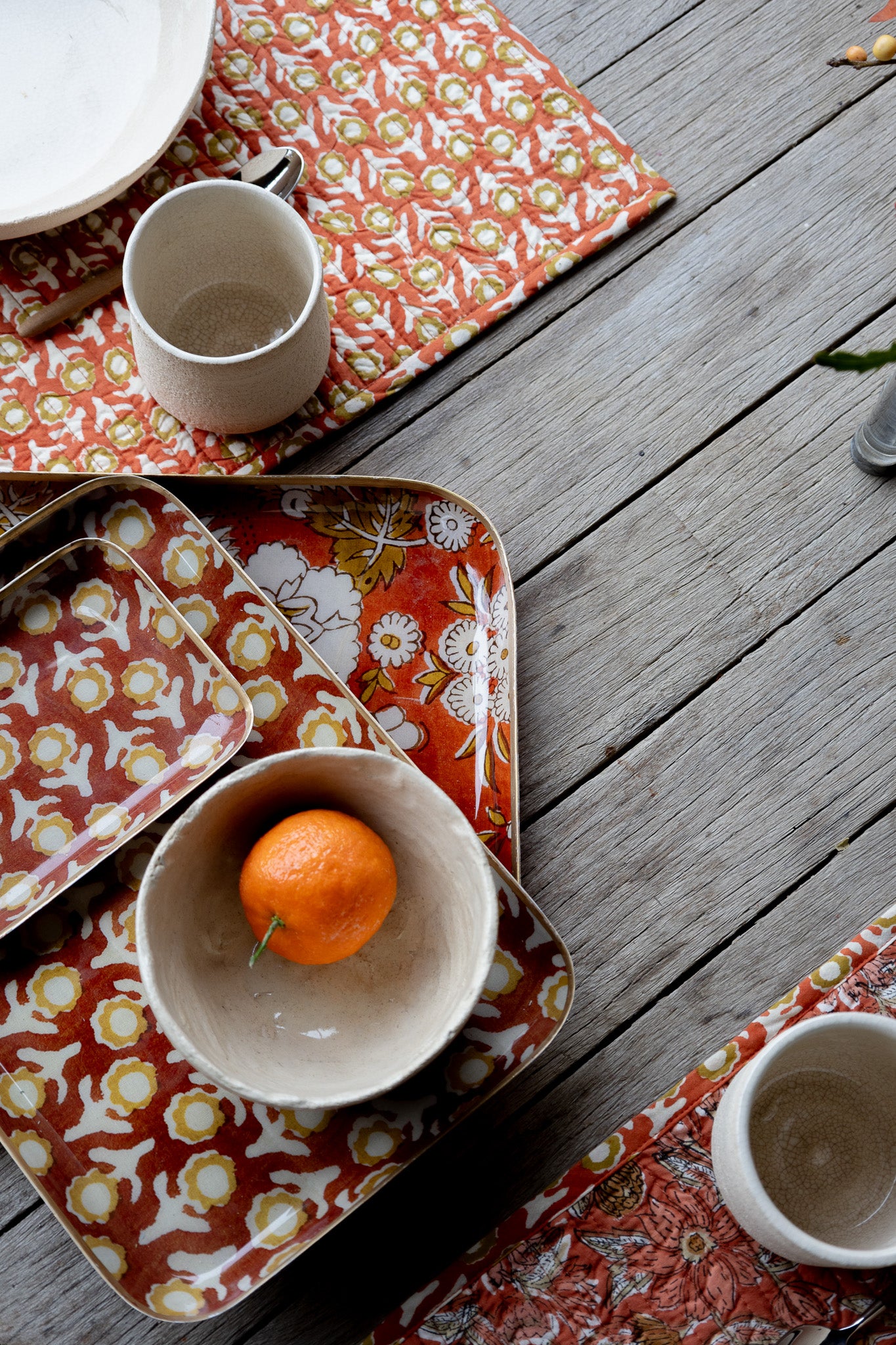 Plateau terracotta M