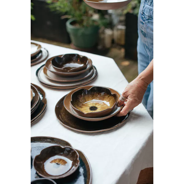 Bol coupelle pivoine