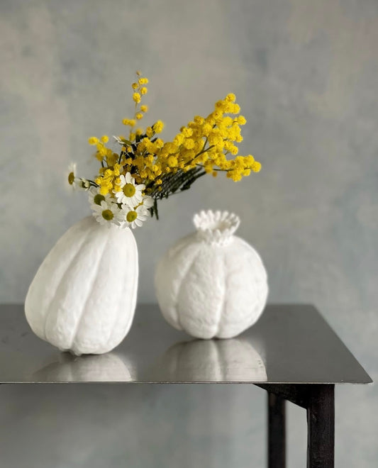 Vase en porcelaine fruit