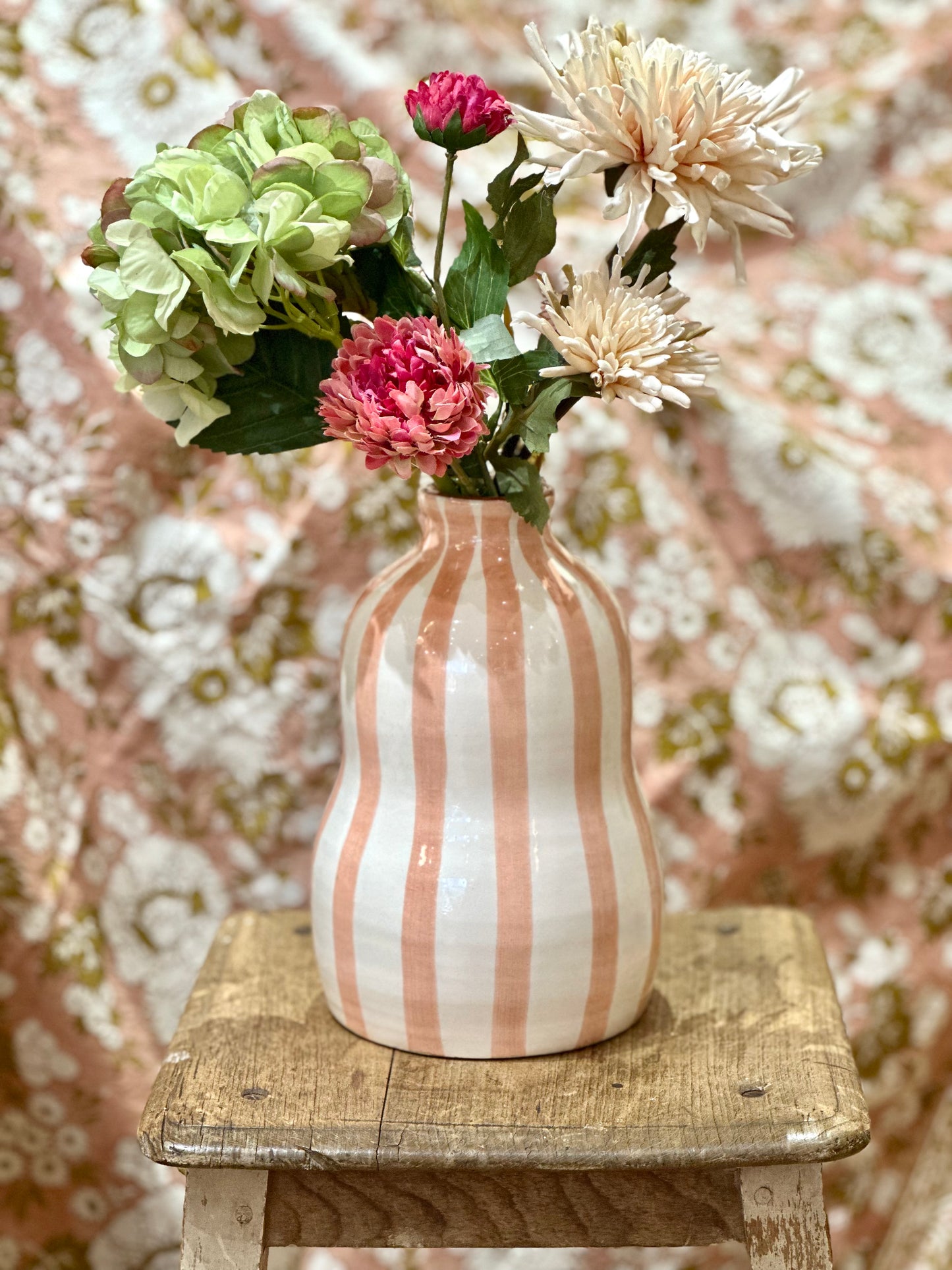 Vase vague terracotta L