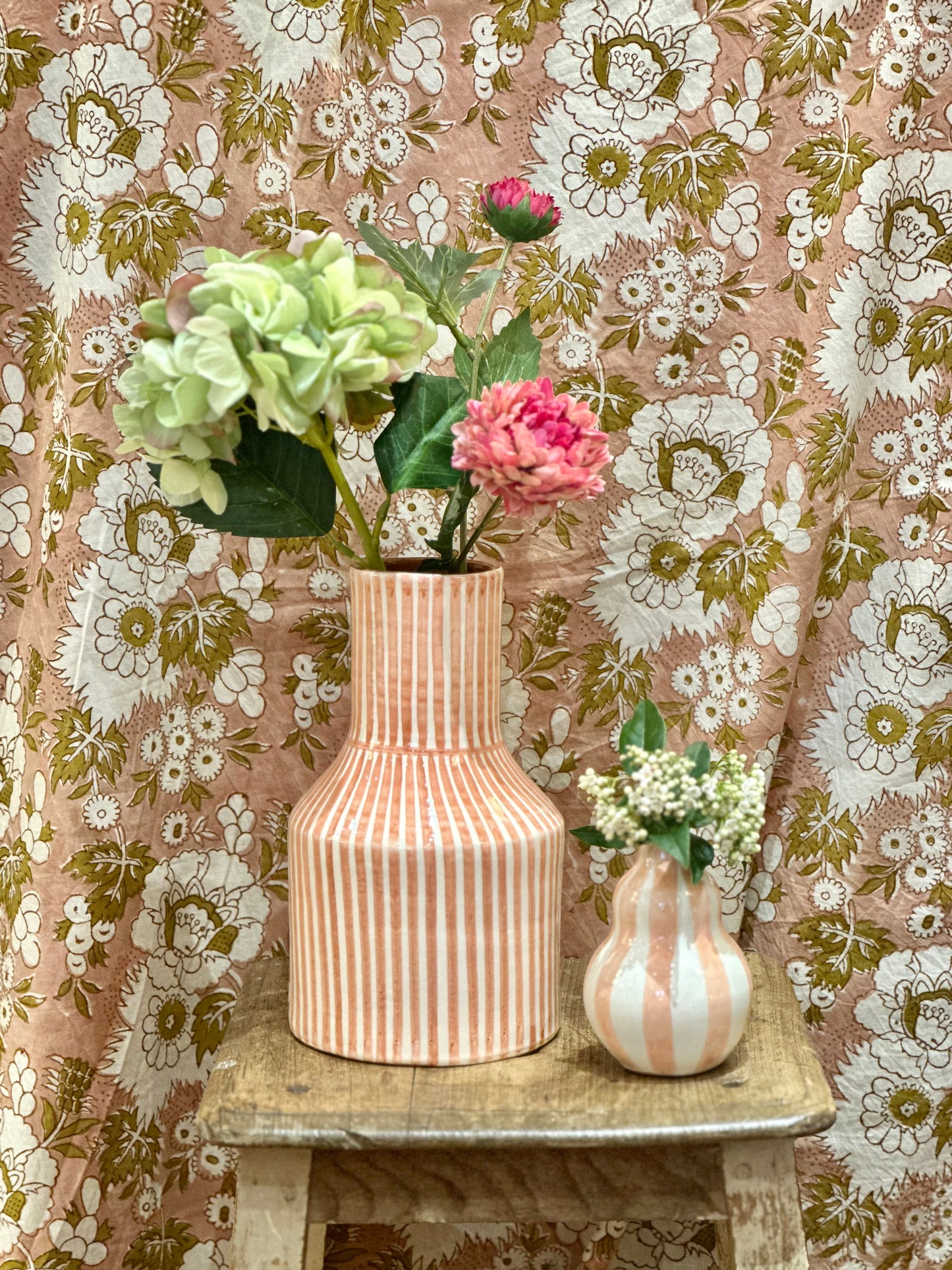 Vase carafe terracotta L