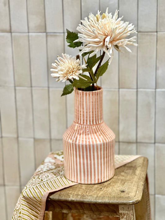 Vase carafe terracotta L