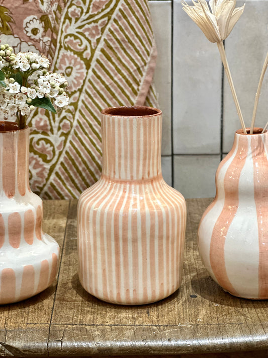 Vase carafe terracotta S