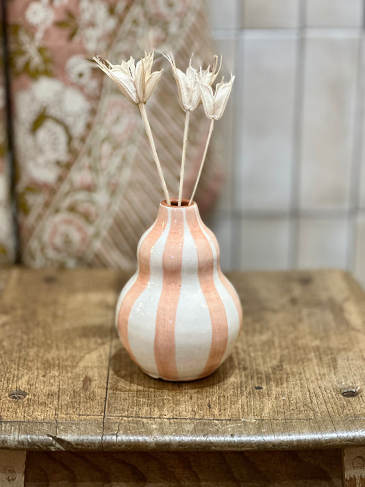 Vase vague terracotta S