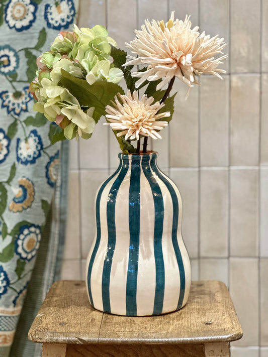 Vase vague bleu L