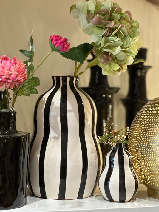 Vase vague noir L