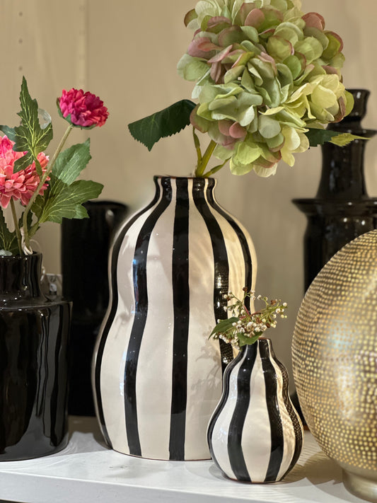 Vase vague noir S