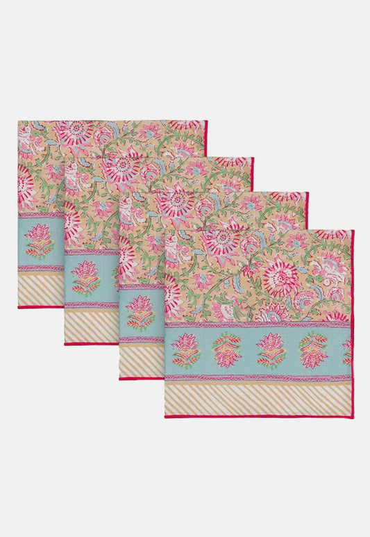 Lot de 4 serviettes