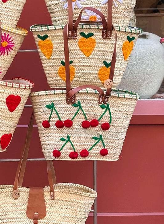 Panier cerise L