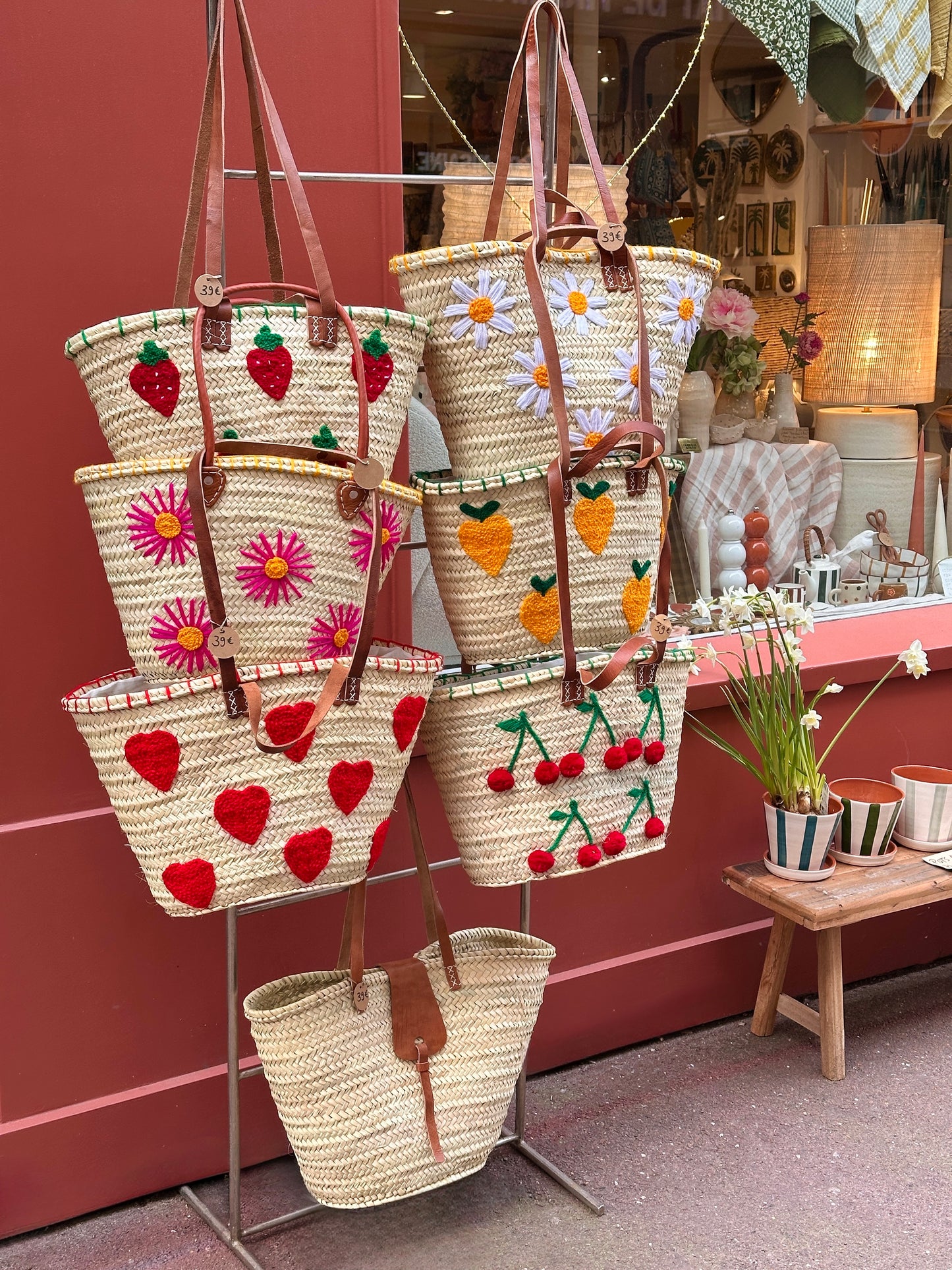 Panier cerise L