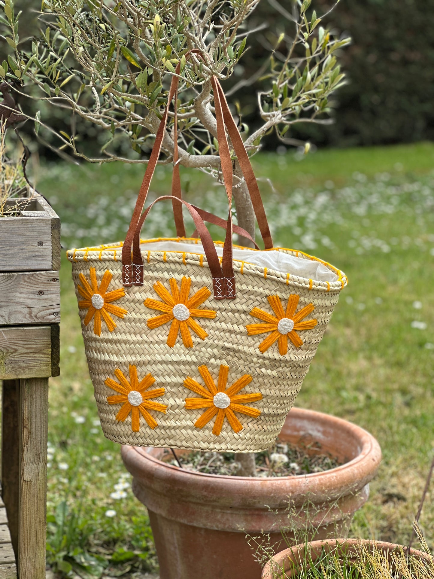 Panier tournesol L