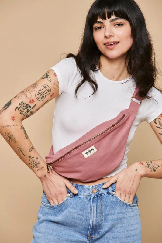 Sac banane rose