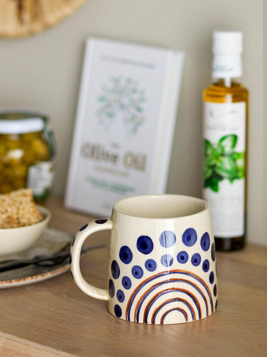 Mug XL pois bleu
