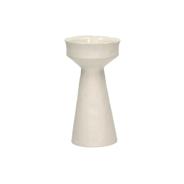 Bougeoir photophore en porcelaine S