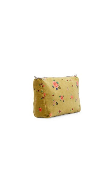 Trousse velours XL safran
