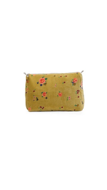 Trousse velours XL safran