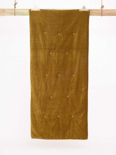 Edredon velours bronze
