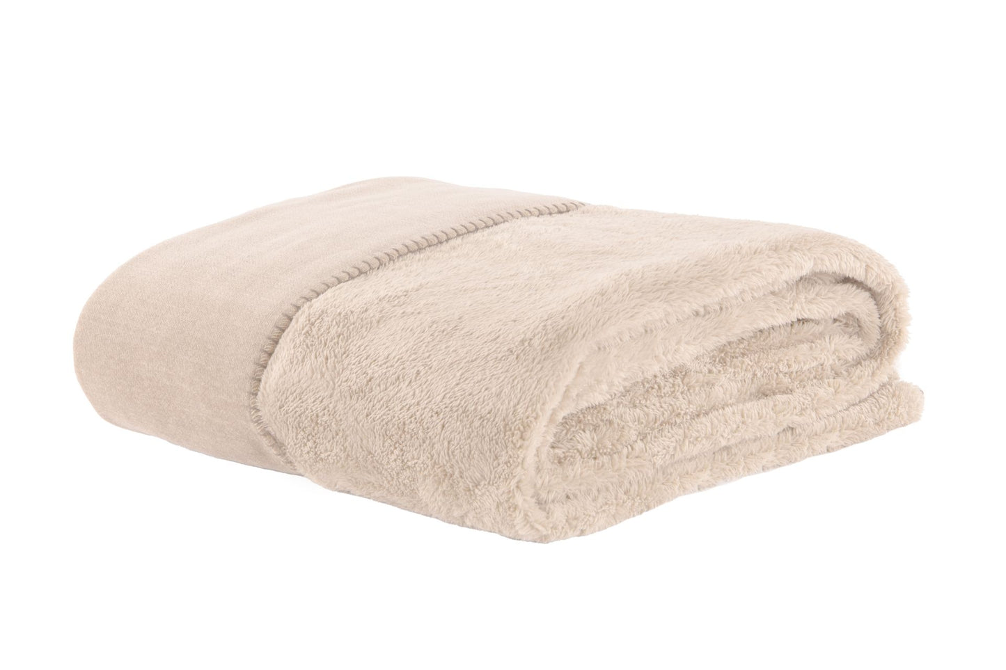 Plaid XL réversible ivoire