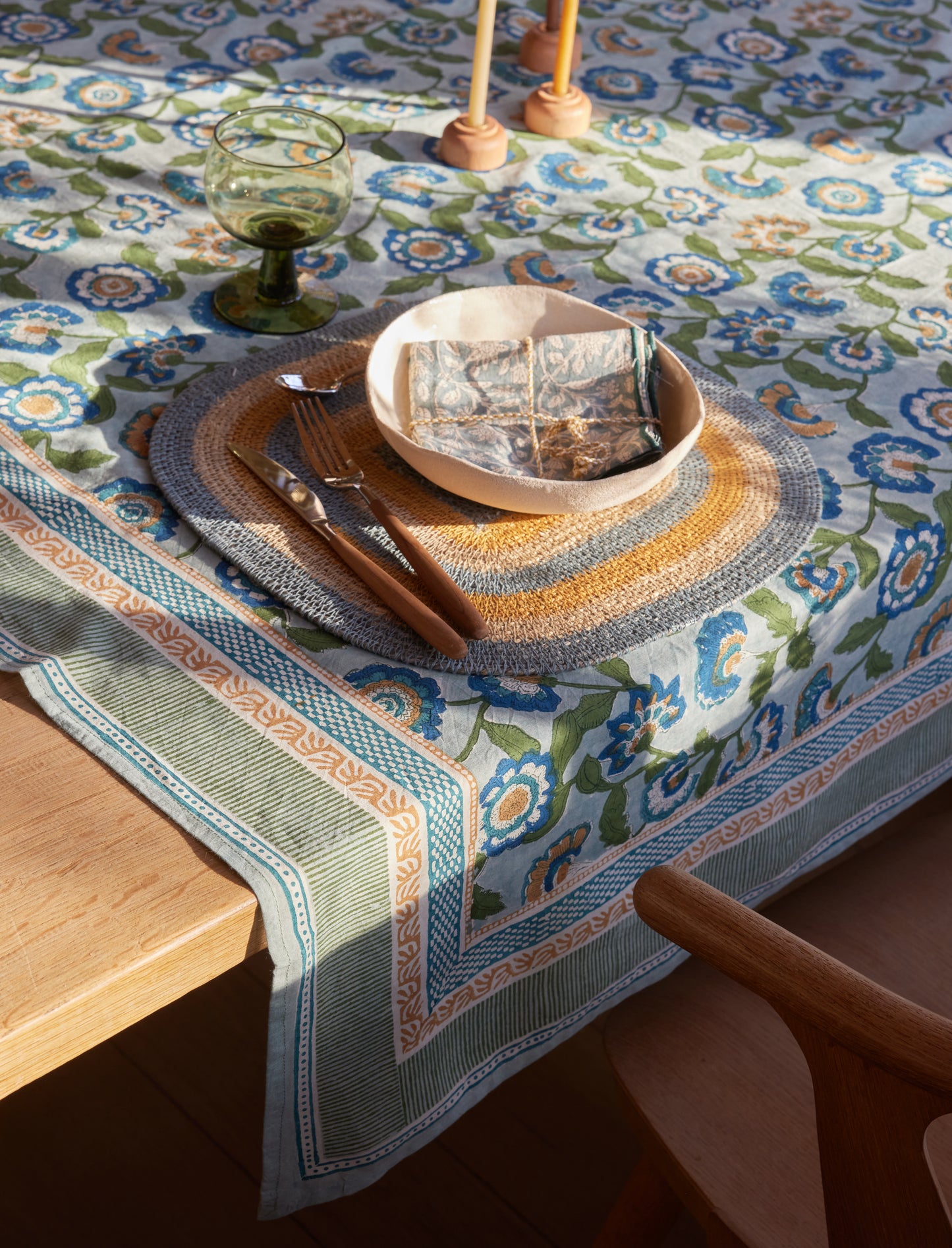 Set de Table bleu gris