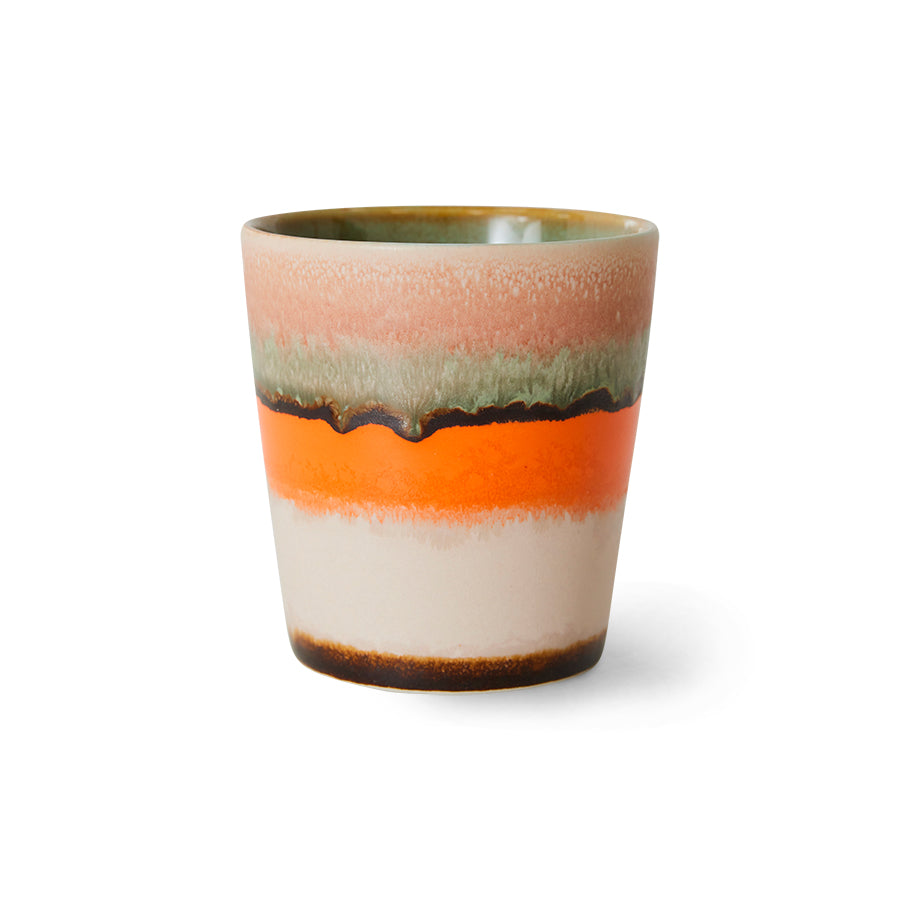 Tasse dégradée orange