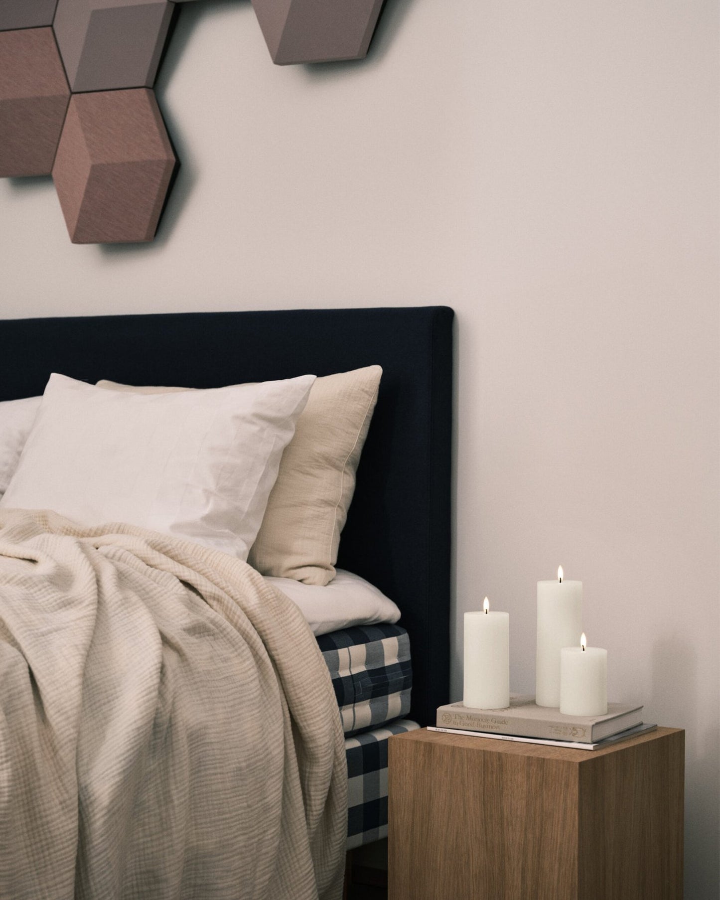 Bougie pilier LED blanc - plusieurs tailles