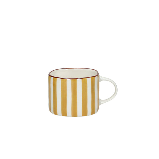 Tasse rayure jaune