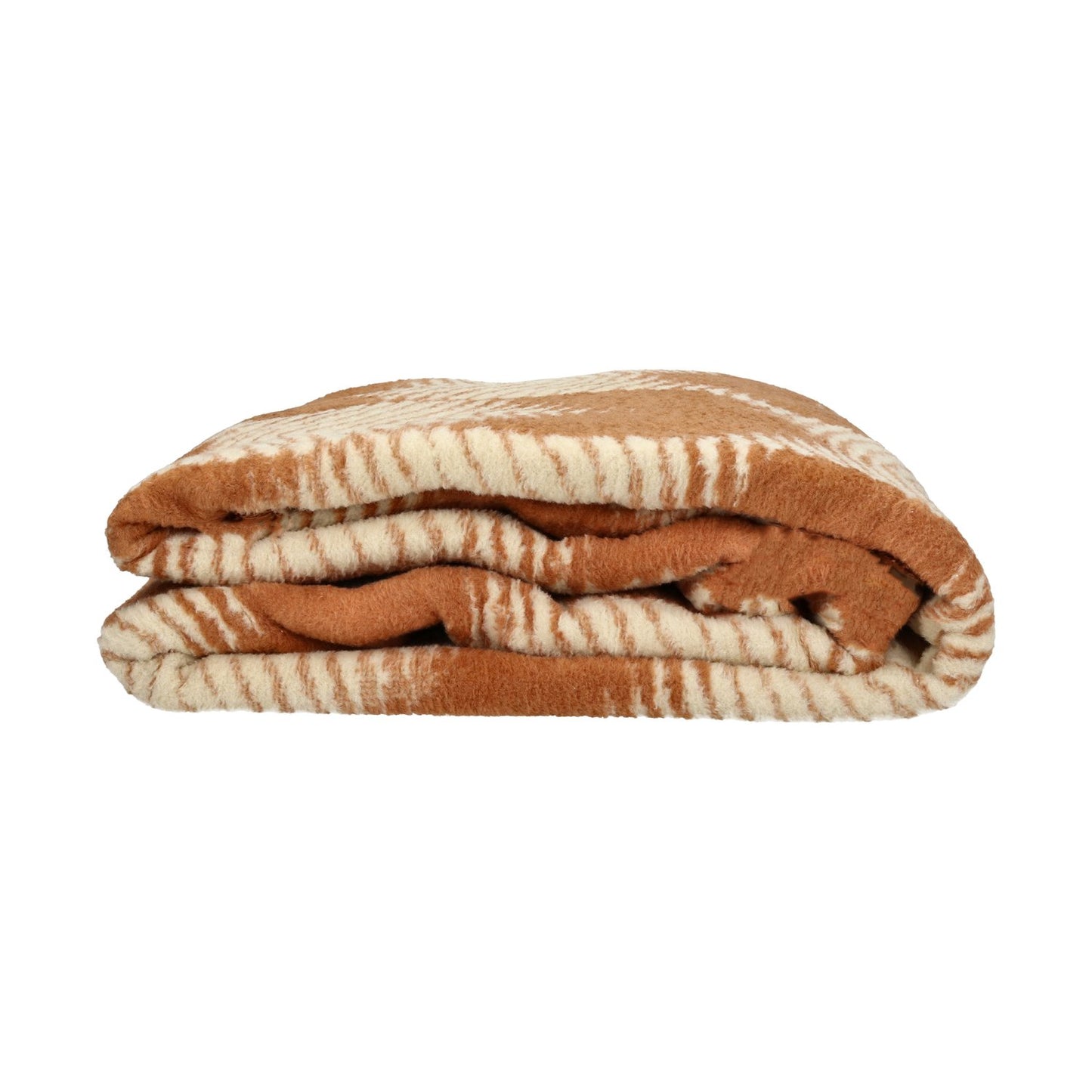 Plaid cocon rouille
