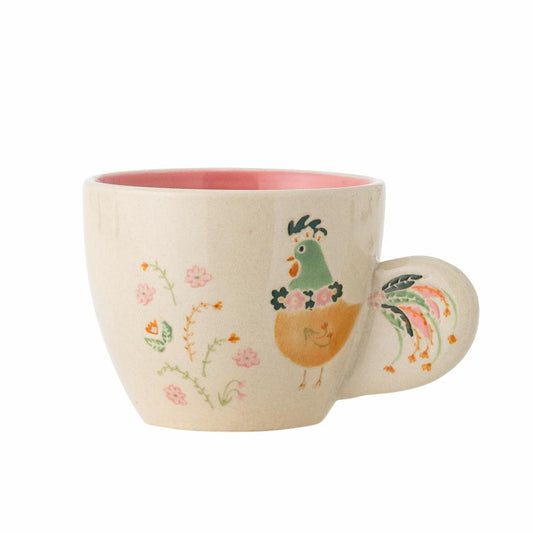 Tasse poule rose