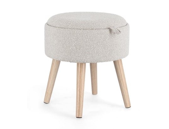 Tabouret réversible gris beige